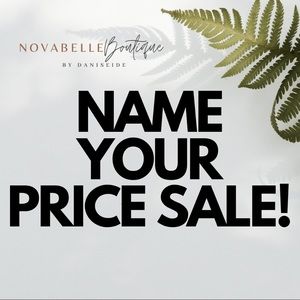NAME YOUR PRICE- When you bundle 2 or more items!